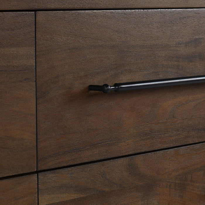 Jaxon - 9 Drawer Dresser - Harvest Brown