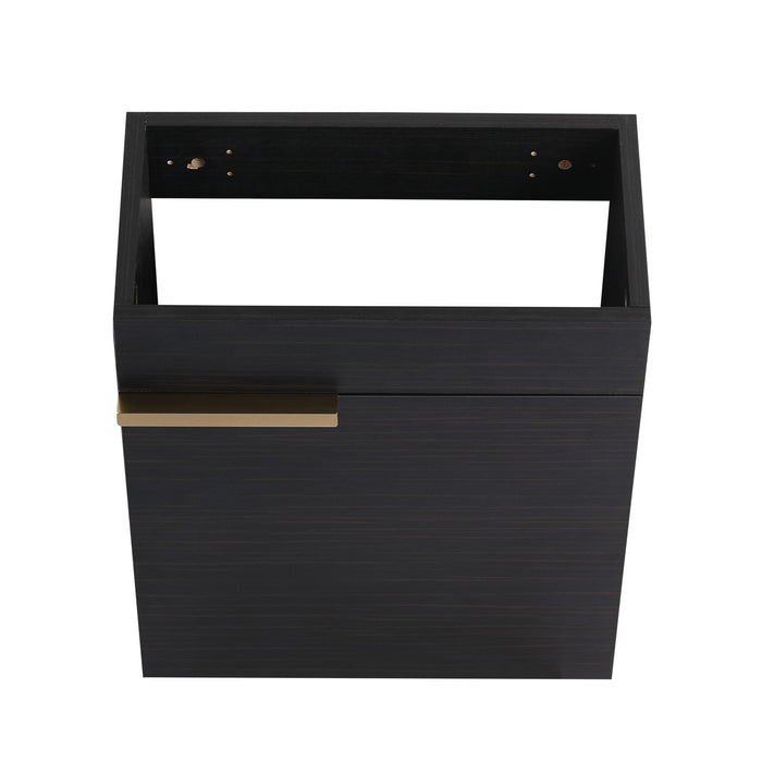 Soft Close Doors Bathroom Vanity With Sink, Compact Wall Mounted Design Basin