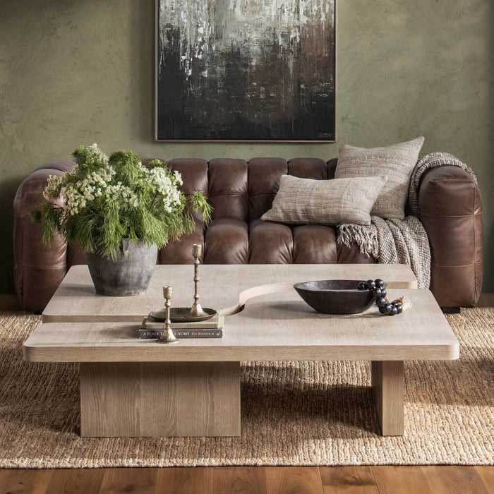 Melina - 2 Piece Coffee Table - Coastal Drift