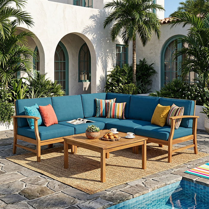 Perla - 6 Pieces Sofa Set