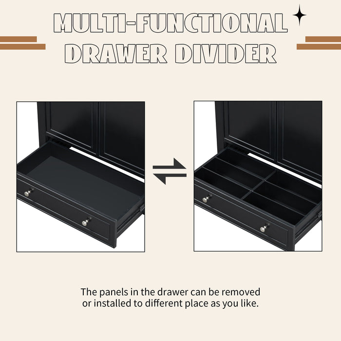 Modern Bathroom Vanity Base Only With Doors And Drawer