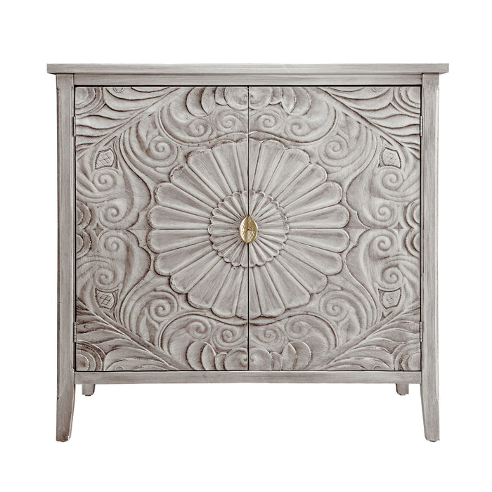 2 Door Cabinet, Suitable For Bedroom - Light Gray