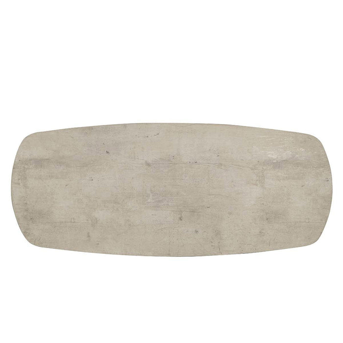 Angus - Solid Wood Desk - Distressed Gray / Antique White