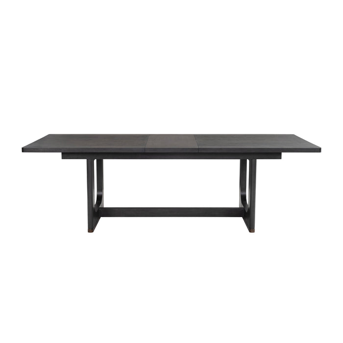 Waterfall - Rectangular Dining Table - Deep Ebony