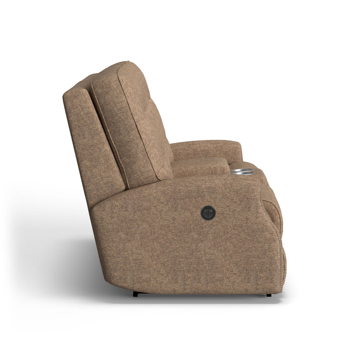 Devon - Reclining Loveseat, Nailhead Trim