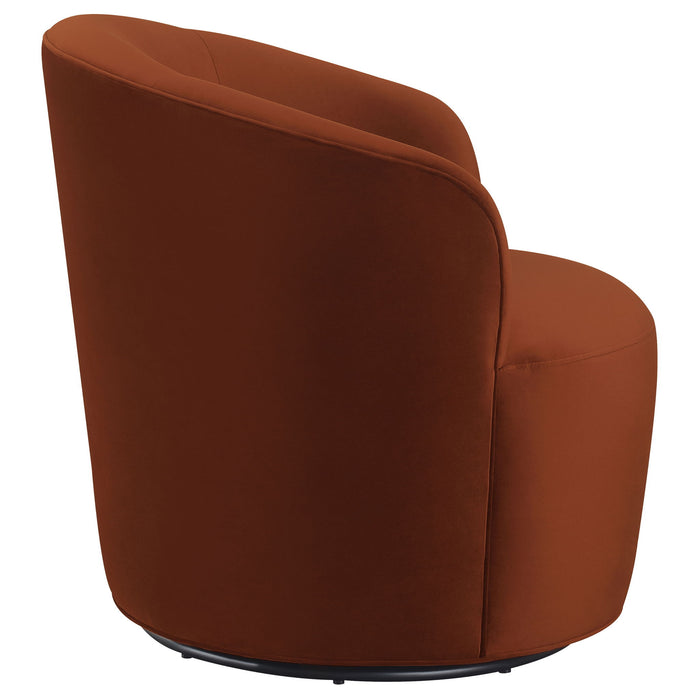Resnick - Swivel Chair - Burnt Orange