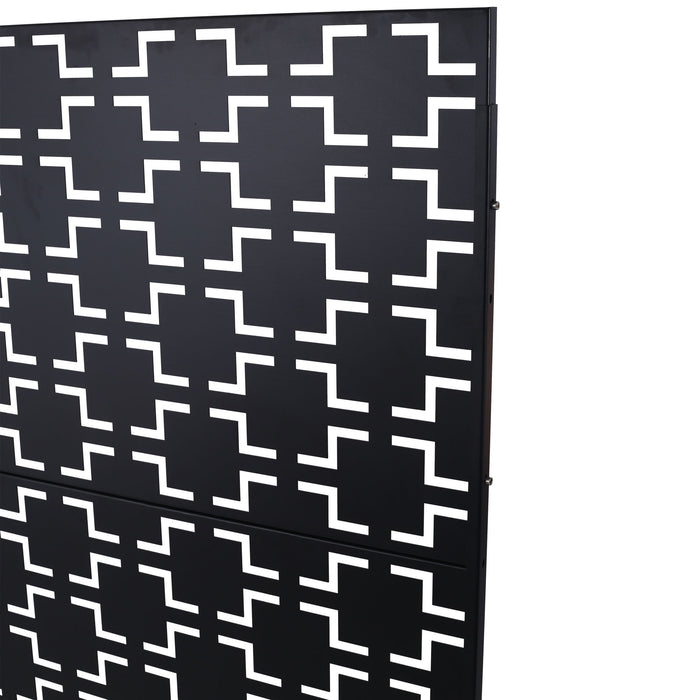 Outdoor & Indoor Metal Privacy Freestanding Decorative Screen