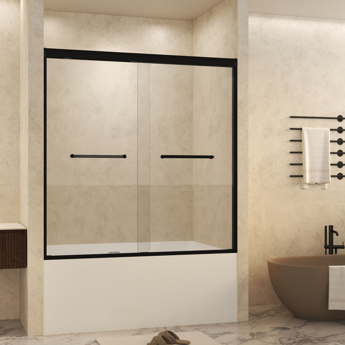 Double Sliding Shower Door With Explosion Proof Film