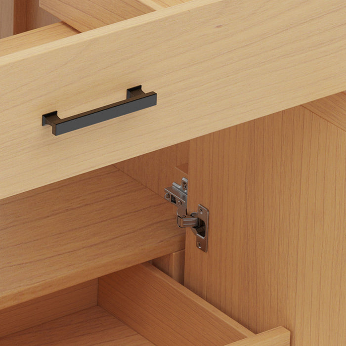 Bathroom Vanity With Ceramic Sink, Modern Free Standing Cabinet With Soft Close Drawers