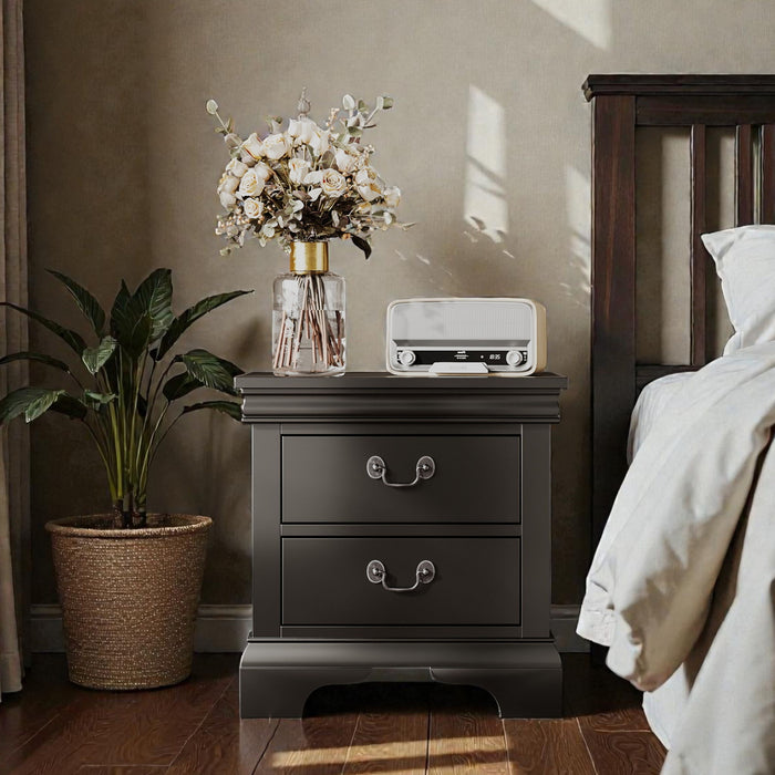 Nightstand With 2 Drawers