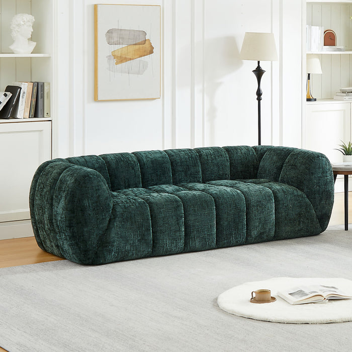 Modern Sofa With Piano Key Backrest