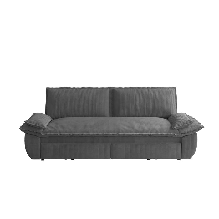 Pull Out 3-In-1 Convertible Sleeper Sofa