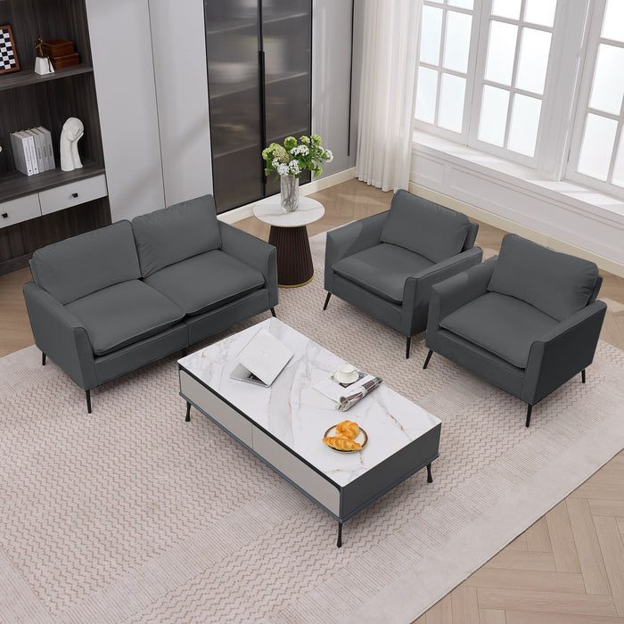 Upholstered Sofa Loveseat For Living Room
