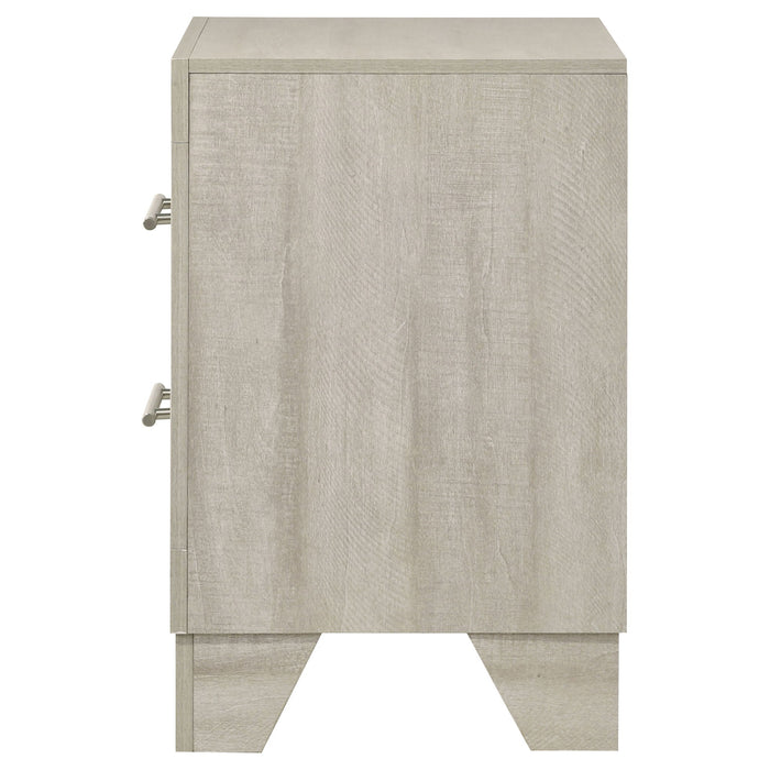 Strout - 2 Drawer Nightstand - Cream