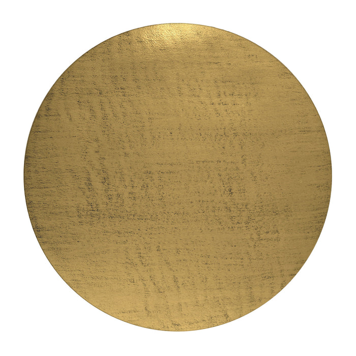 Johnsen - Morse Pattern Accent Table - Antique Brass