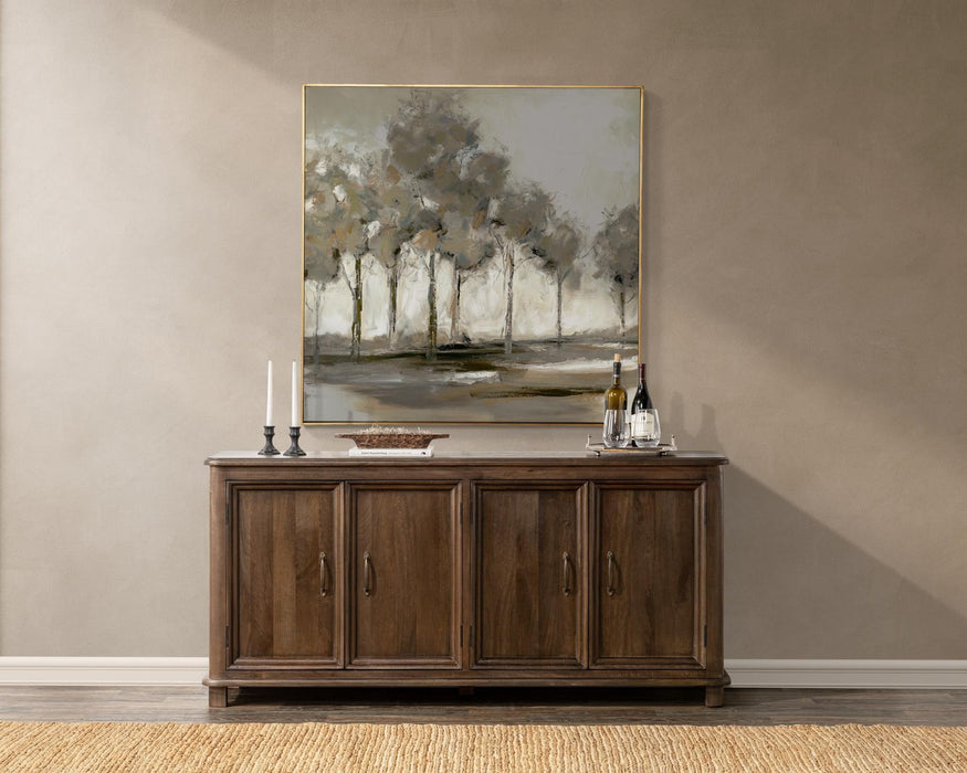 Brookside - 4 Door Cabinet - Cocoa Brown