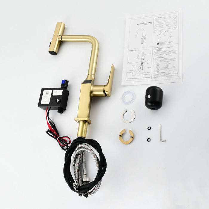 Touchless Kitchen Faucet With LED Display