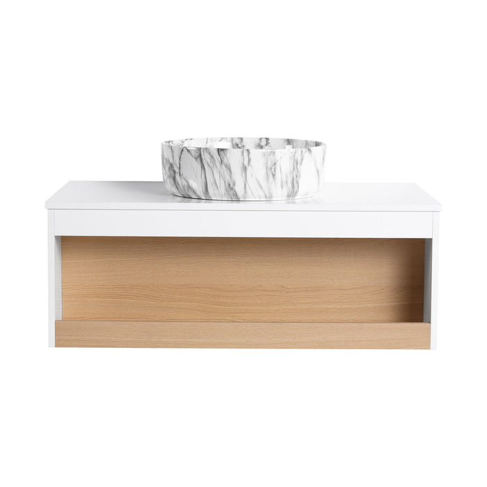 Floating Bathroom Vanity With Vessel Sink