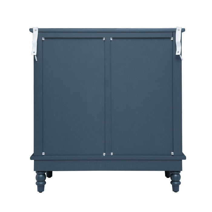 Hollow - Carved 2 Doors Accent Cabinet