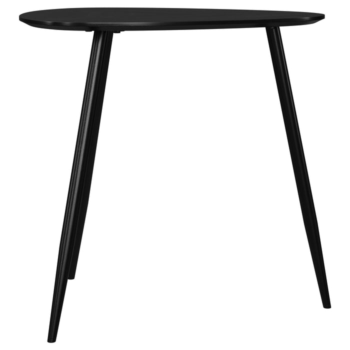 Xander - 2 Piece Triangular Coffee And End Table Set - Black