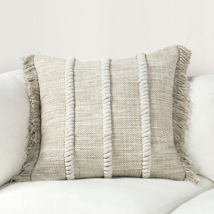 Lucera - 22" x 22" Pillow - Natural