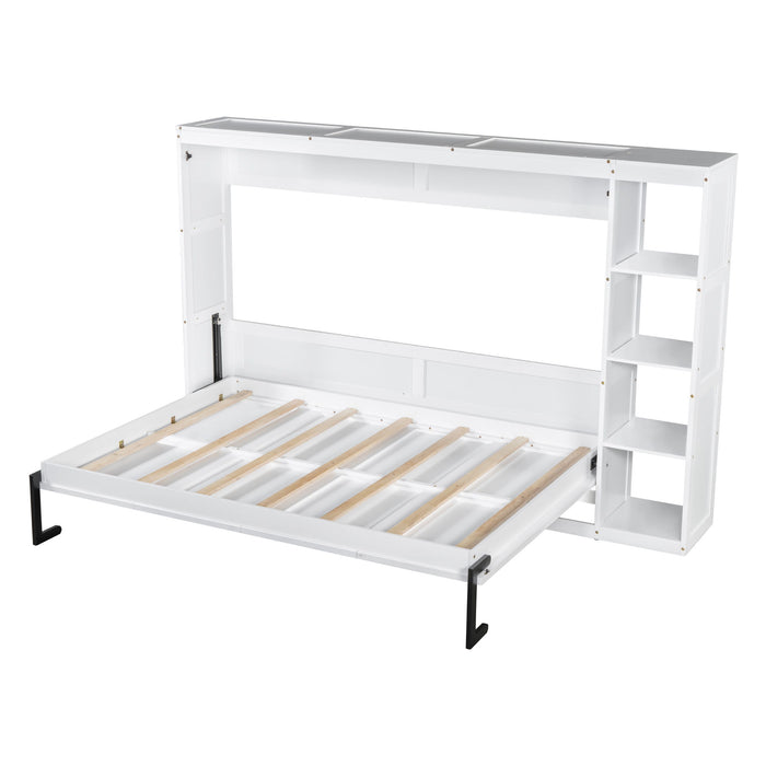 Murphy Bed With Bookshelf And Storage