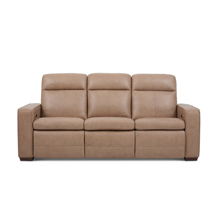 Dutch - Power Reclining Sofa With Console, Power Headrest, & Lumbar