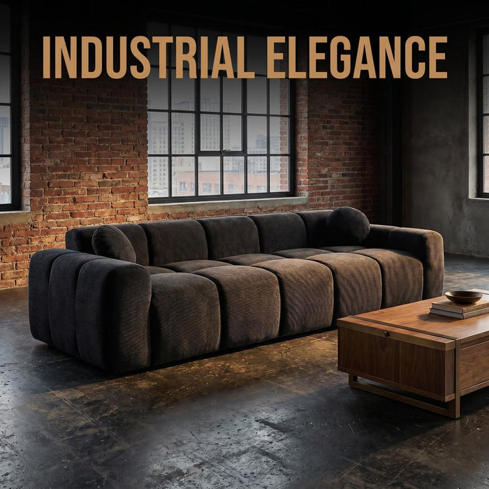Extra Large Compression Sofa, Cloud Puff Couch For Living Room