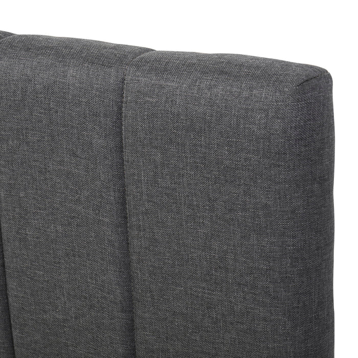 Upholstered Design Platform Bed With Trundle