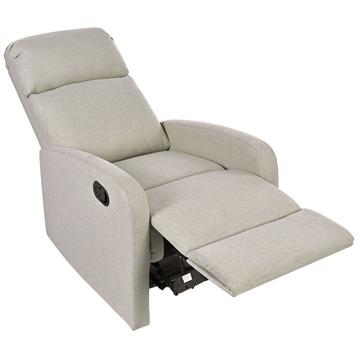 Modern Recliner Manual, Home Theater Chair With Adjustable Backrest