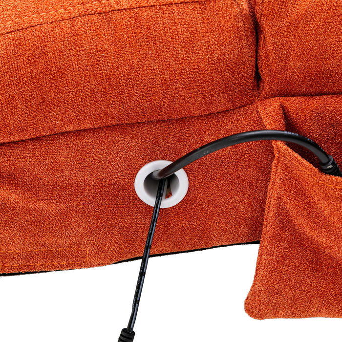 Massage Chaise Lounge Indoor With Remote Control, Ergonomic Electric Massage Lounger