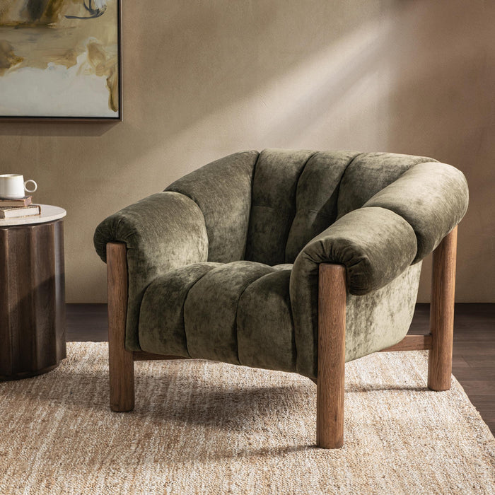 Sansa - Accent Chair - Olive Green