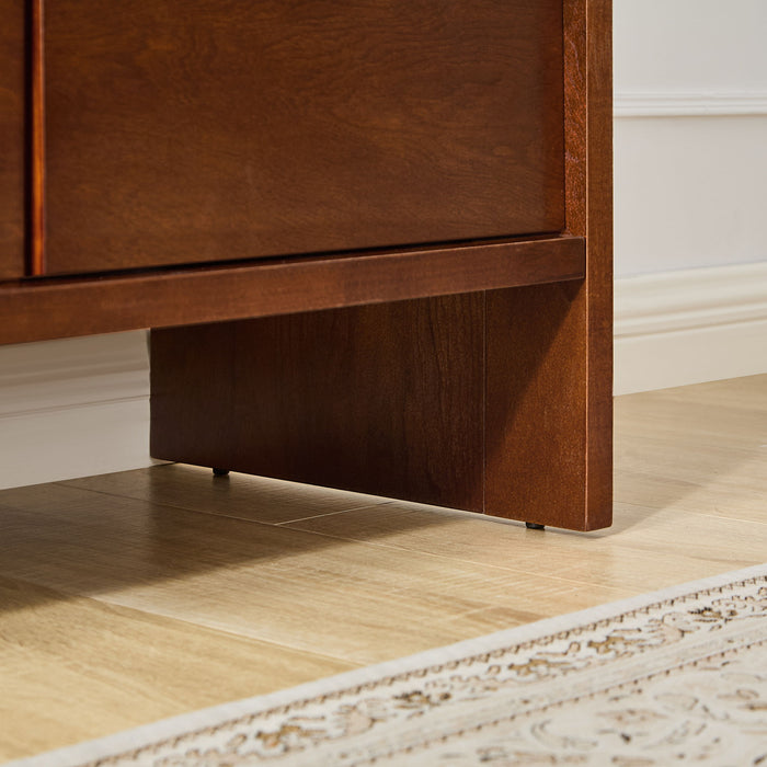 Sideboard Buffet Cabinet With Storage, 2 Doors 3 Drawers
