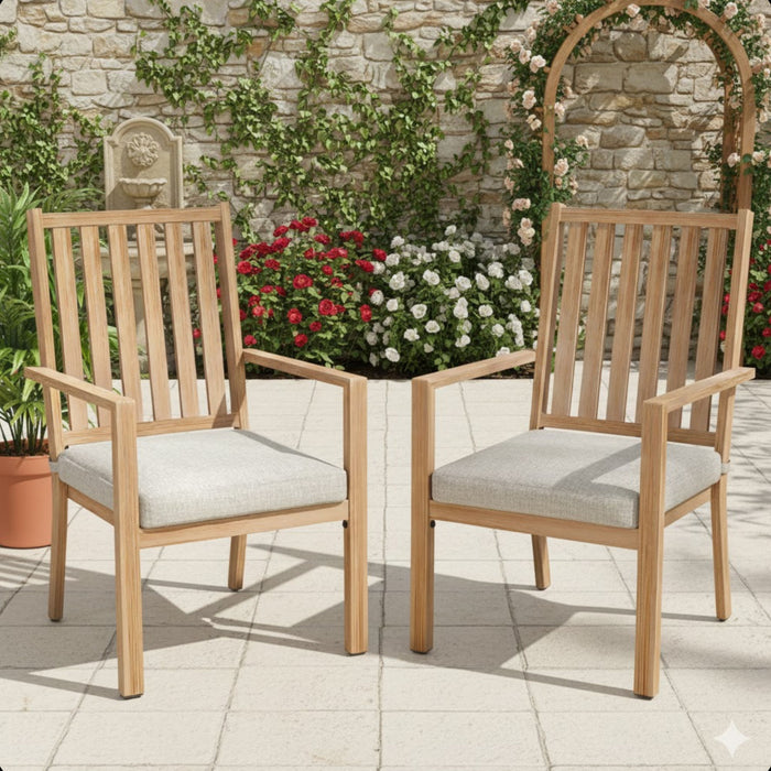 Patio Dining Chairs With Thick Cushions