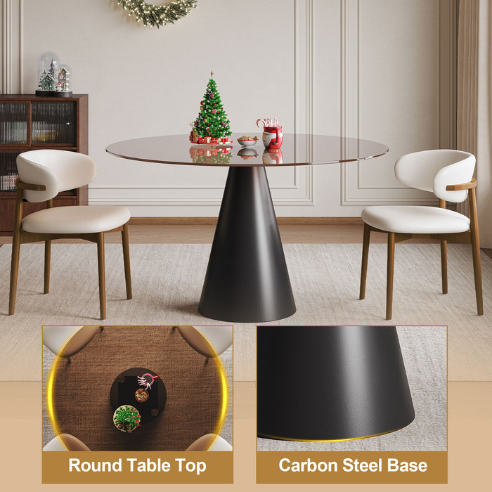 Round Glass Dining Table With Chairs