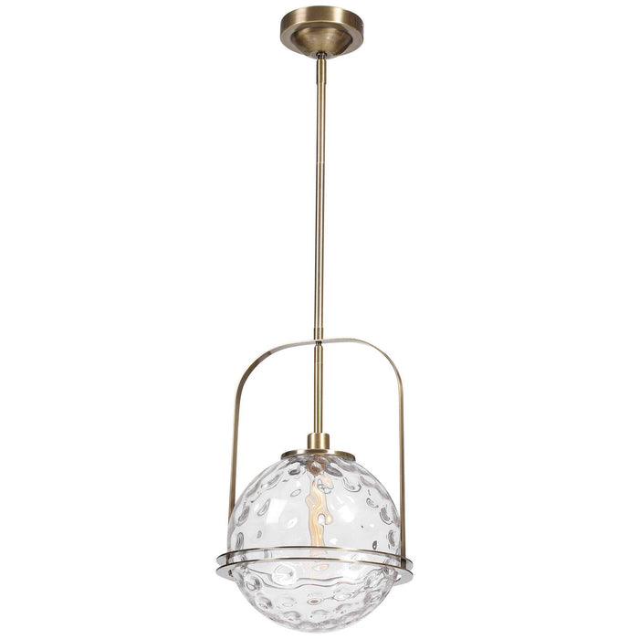 Mimas - 1 Light Globe Pendant - Gold