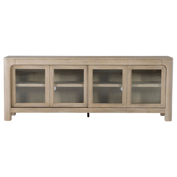 Flores - 2 Door TV Stand - Mango Color