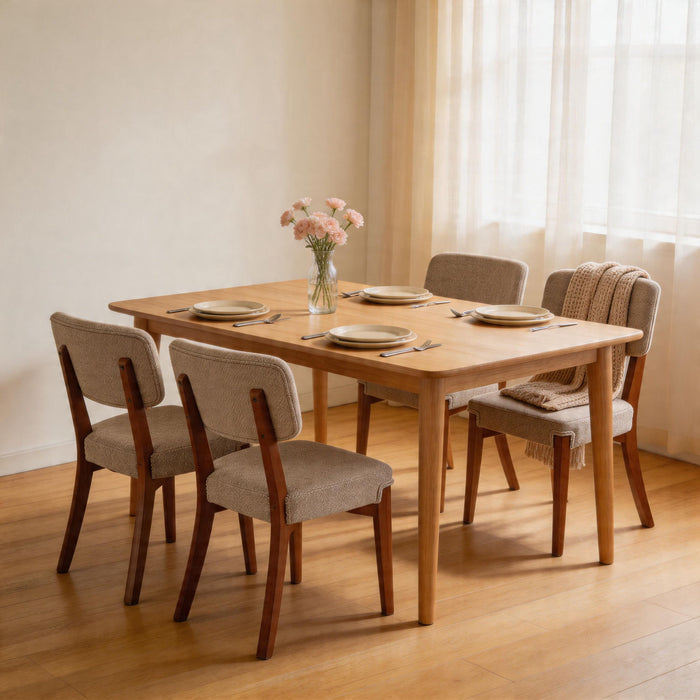 Contemporary Armless Dining Chairs (Set of 2)