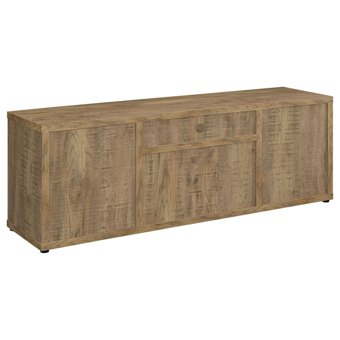Noriega - 4 Door 60" TV Stand With Hidden Storage - Mango Color
