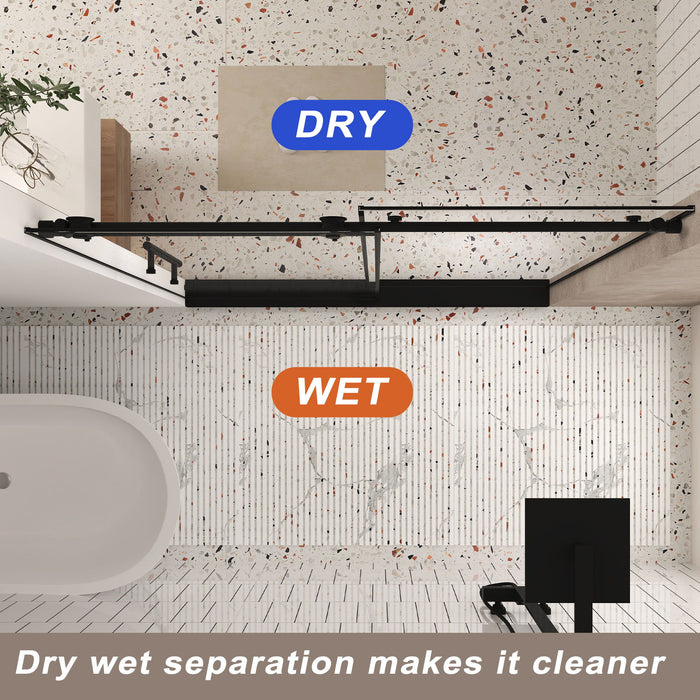 Frameless Shower Door With Handle