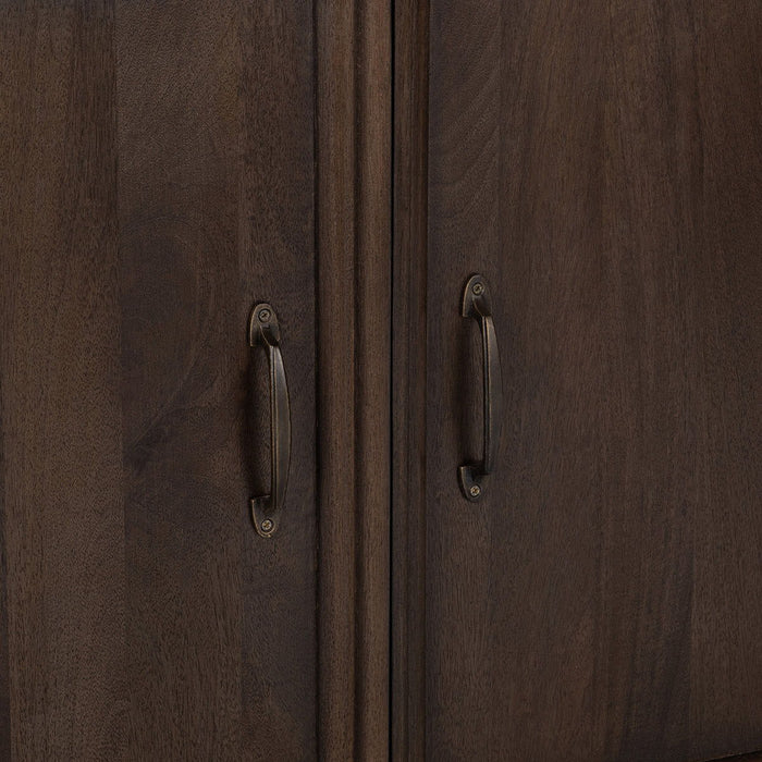 Brookside - 4 Door Cabinet - Cocoa Brown