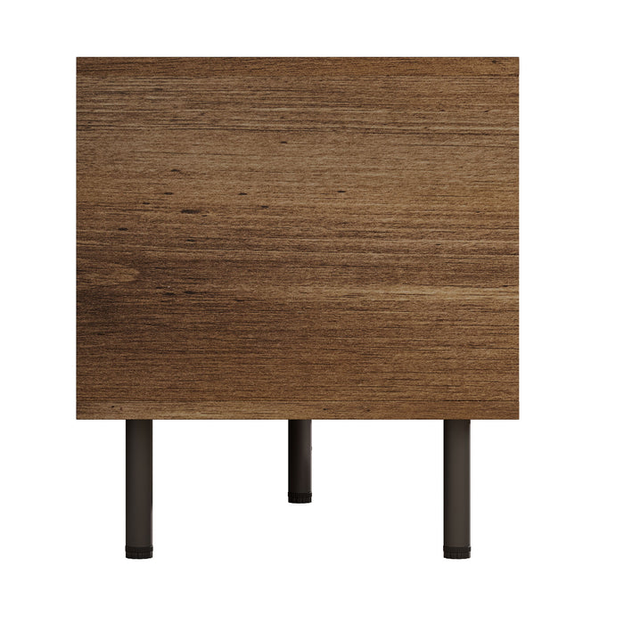 TV Stand With 2 Drawers, Media Console Table For TVs Up To 85'' - Natural