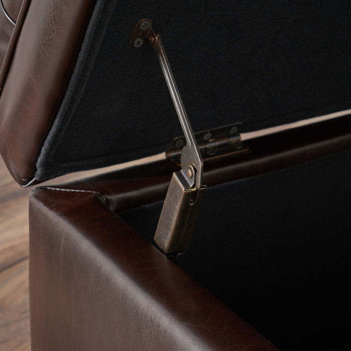 Juliana - Storage Ottoman With Birch Legs