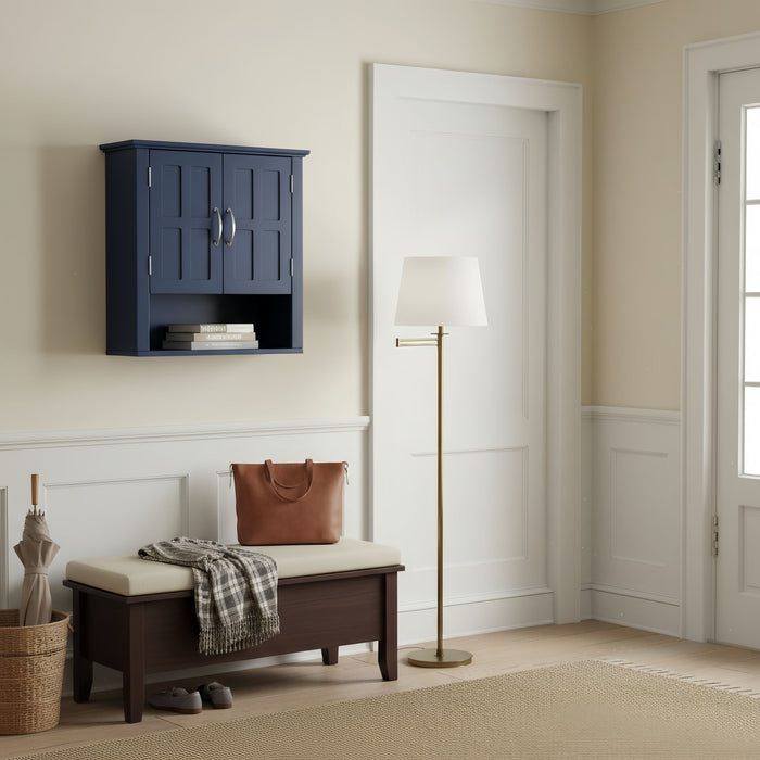 Multi Functional Wall Mounted Cabinet With Adjustable Shelves For Bathroom