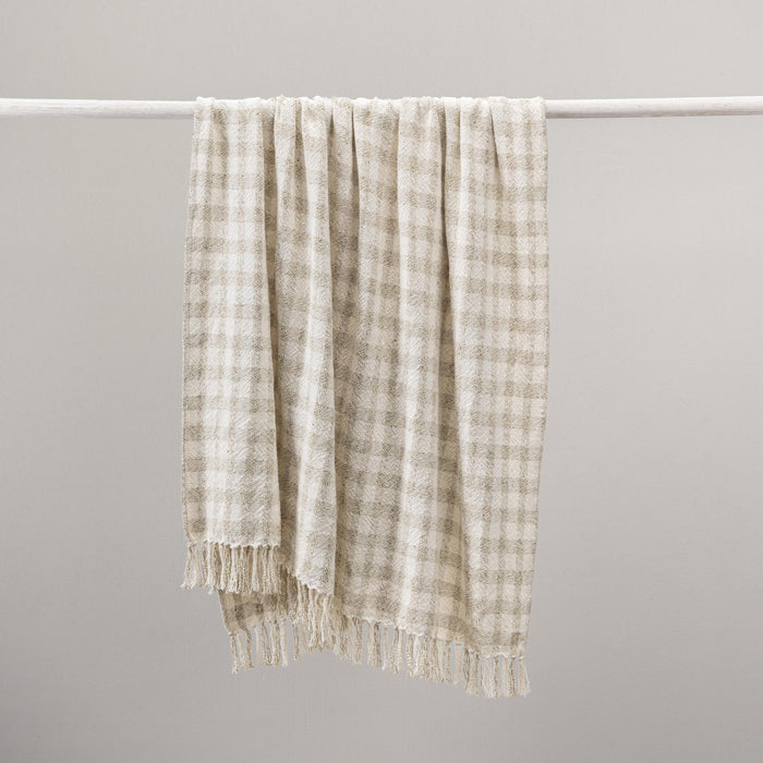 Sari - Throw 50 x 70 - Natural / Ivory
