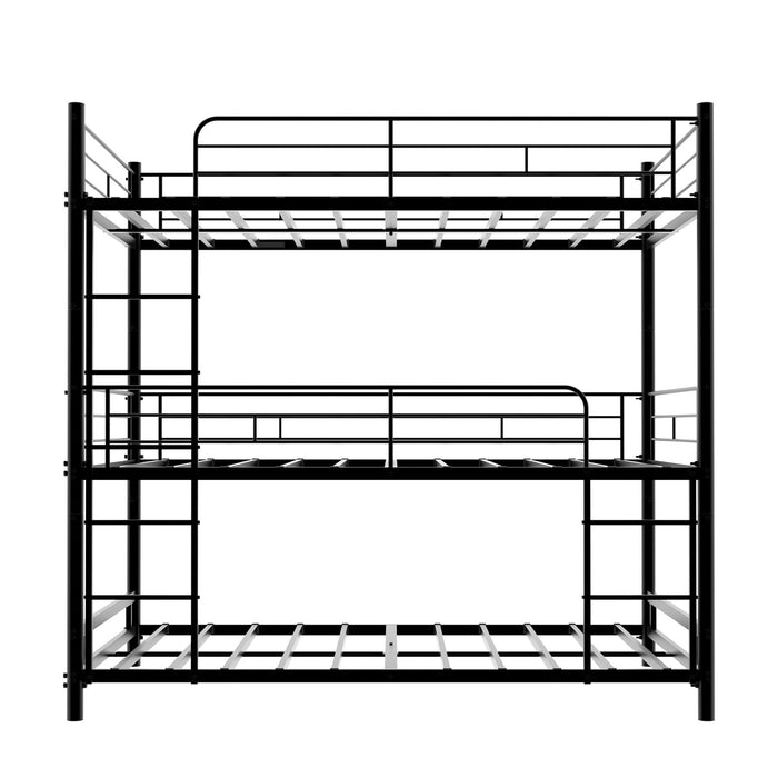 Triple Frame Bed With Built In Ladder
