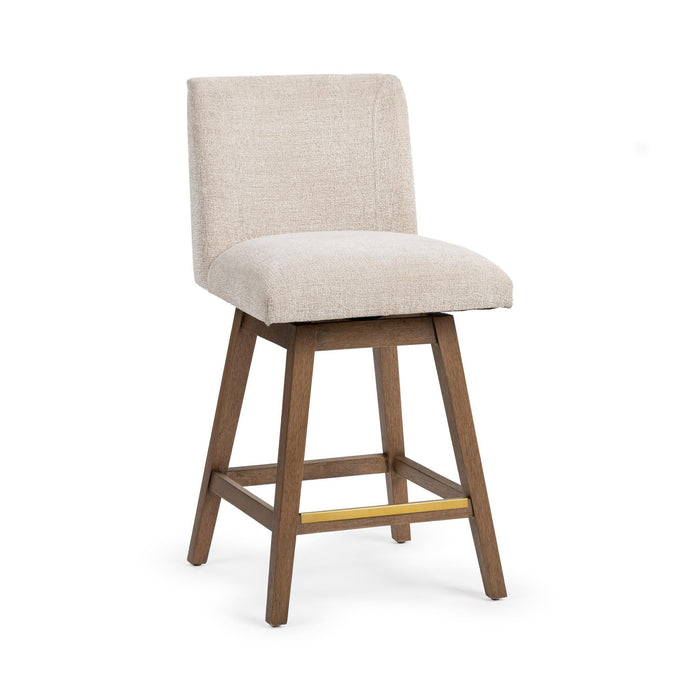 Ava - Swivel Counter Stool - Vanilla Oat