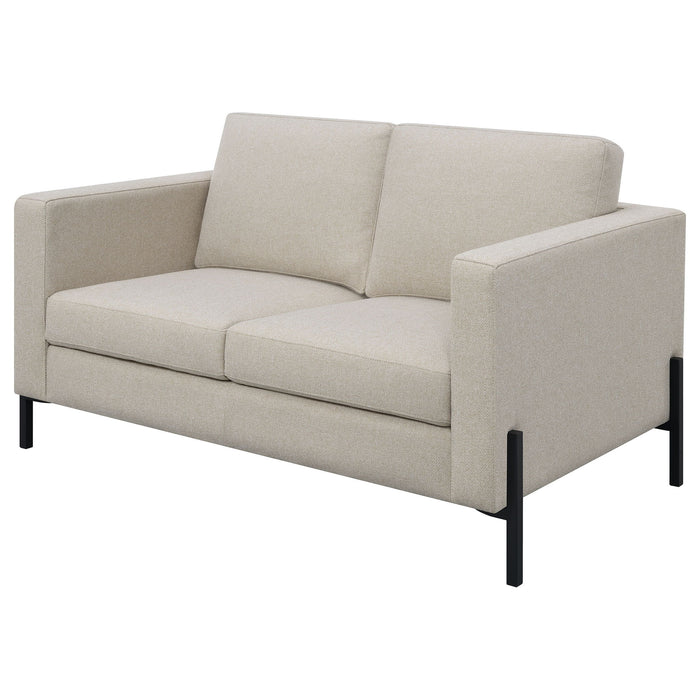 Dulcie - Loose Back Loveseat - Oatmeal