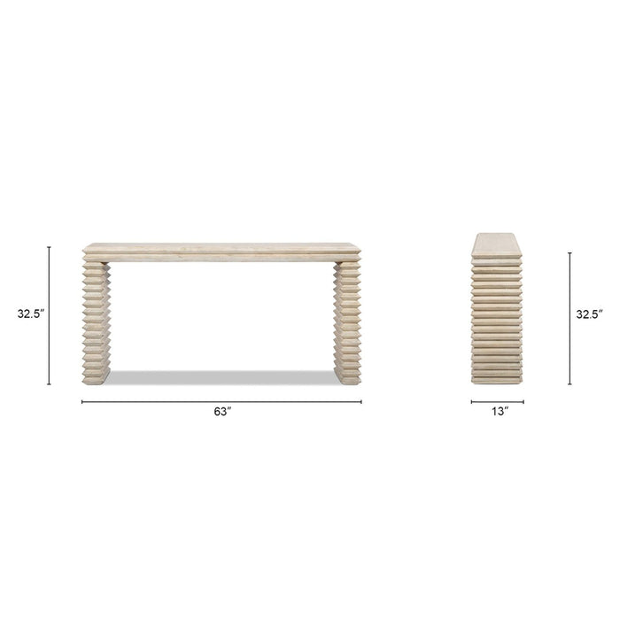 Veda - Geometric Waterfall Table