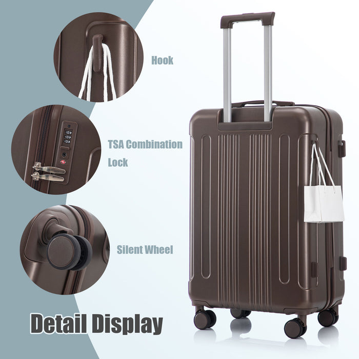 Spinner Luggage Set 20" / 24"/ 28", Lightweight Hard Shell With 360° Silent Wheels